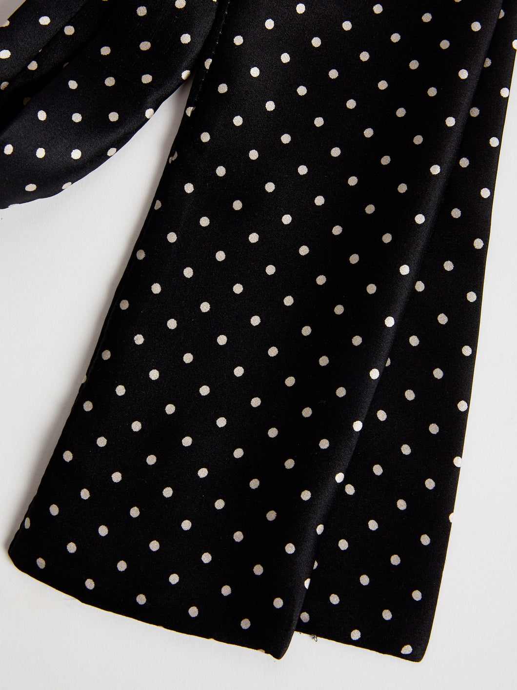 Silk Scarf by The Arc -Black and White Microdot