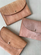 Lambskin Purse Wallet in Natural