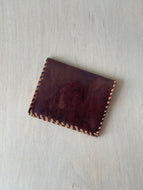Lambskin Billfold Wallet In Chocolate