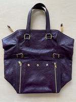 Deep Purple YSL Downtown Bag