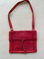 Vintage Red Indian Petite Purse