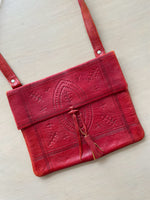 Vintage Crimson Indian Pocketbook