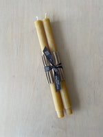 Church Beeswax Candles in Natural