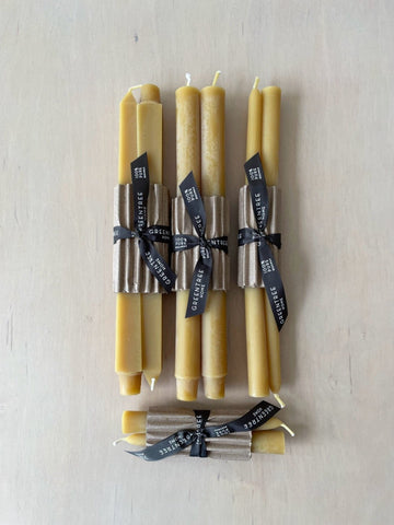 Mini Beeswax Candles in Natural