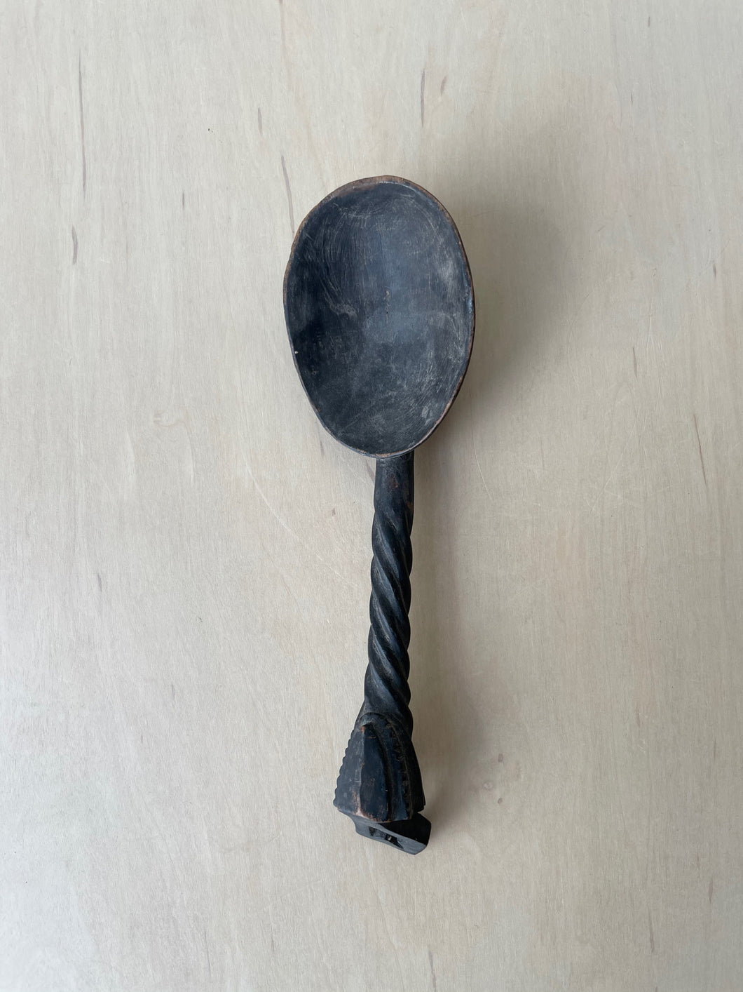 Vintage Hand Carved Wooden Spoon