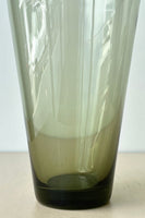 Vintage Smoked Glass Vase