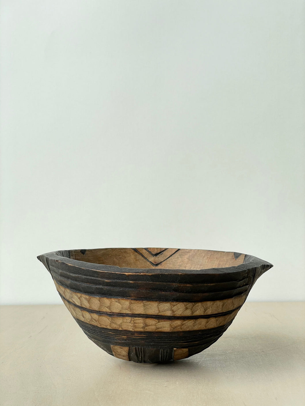 Small Vintage South American Hand Carved Bowl