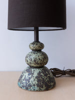 Cairn Stack Lamp with Chocolate Shade
