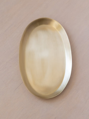 Medium Brass Oval Tray