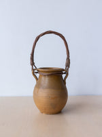 Vintage Terra Cotta Vase with Handle