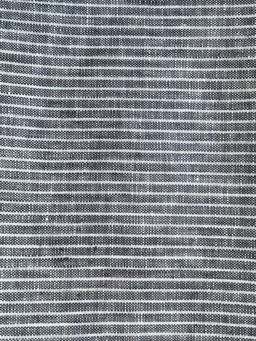 Linen Tea Towel, Grey and White Stripe