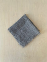 Stonewashed Linen Cocktail Napkin in Oyster