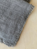 Stonewashed Linen Cocktail Napkin in Oyster