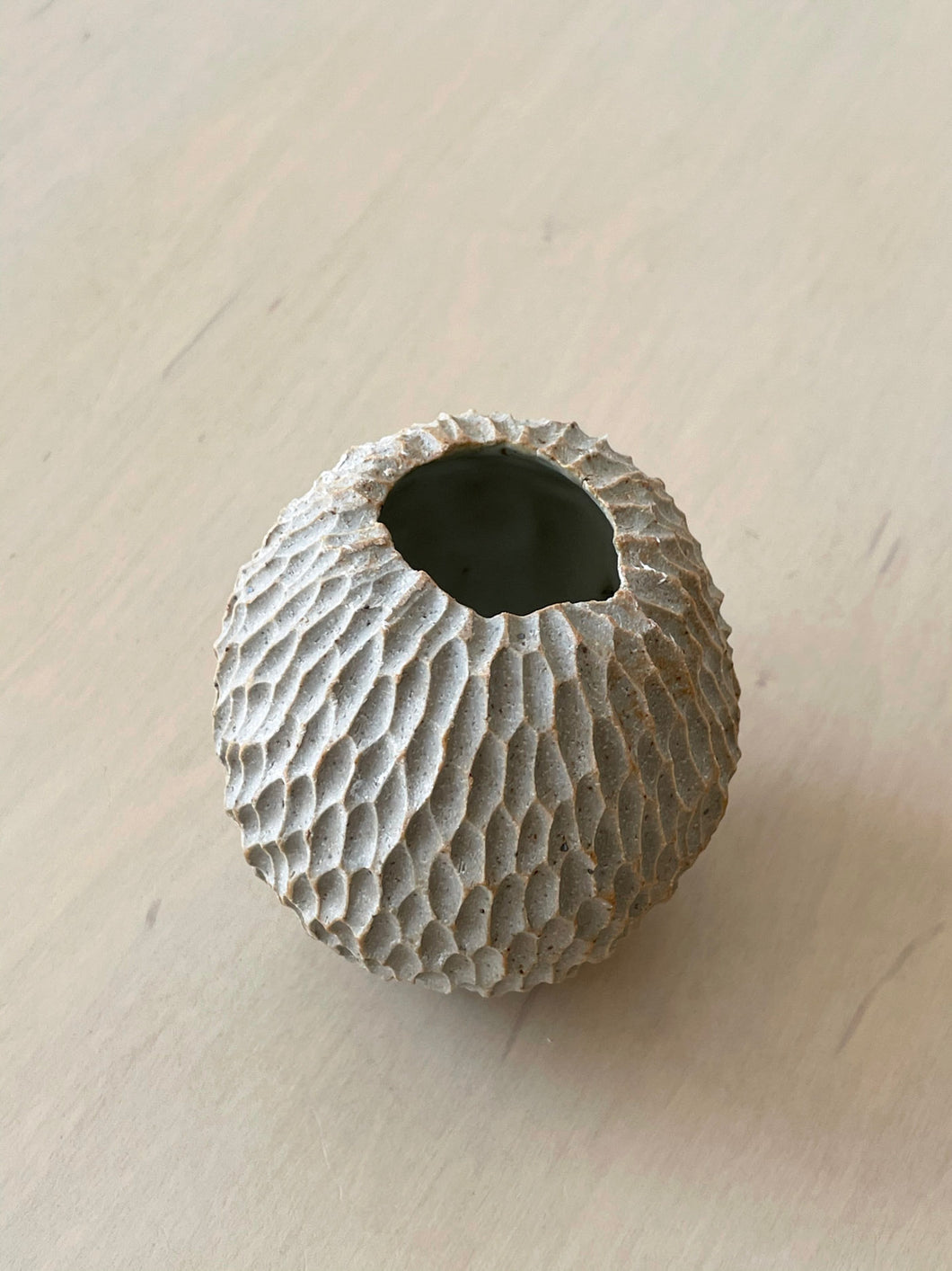 Hand Carved Stone Vase