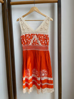 Tangerine Crochet Moulinette Soeurs Dress