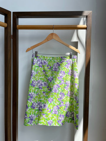 Vintage Lily Pulitzer Floral Print Skirt