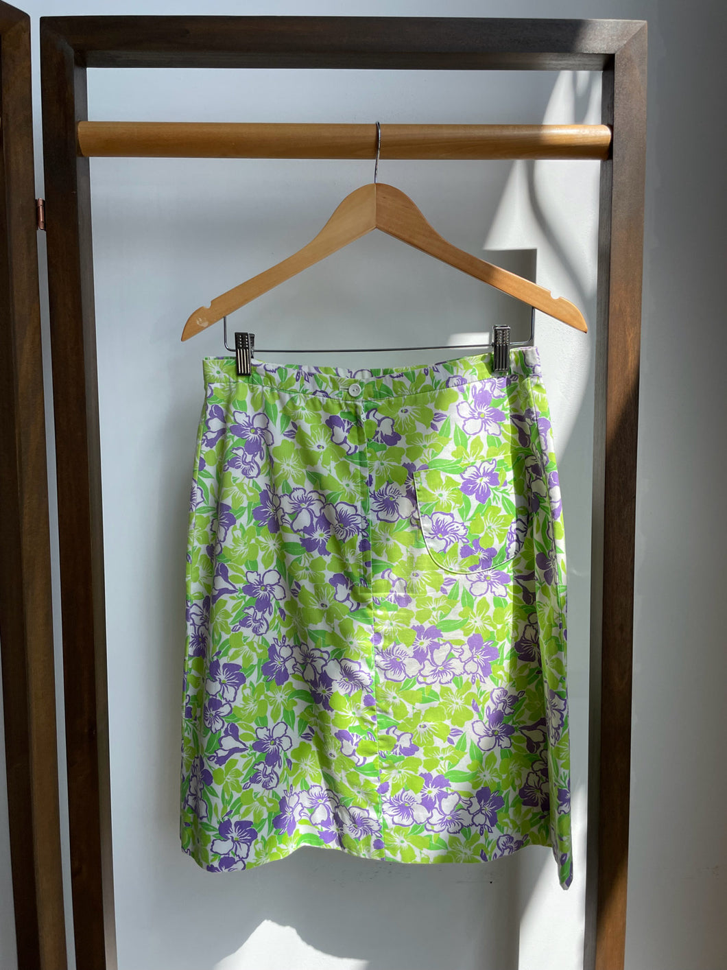 Vintage Lily Pulitzer Floral Print Skirt