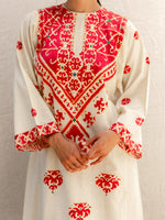 Vintage Embroidered Kaftan Dress